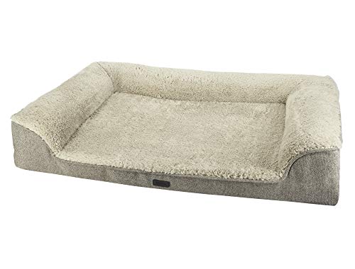 Nobby 61726 Orthopädisches Komfortsofa eckig CALBU beige; L x B x H: 120 x 80 x 20 cm von Nobby