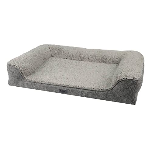 Nobby 61727 Orthopädisches Komfortsofa eckig CALBU grau; L x B x H: 80 x 52 x 18 cm von Nobby