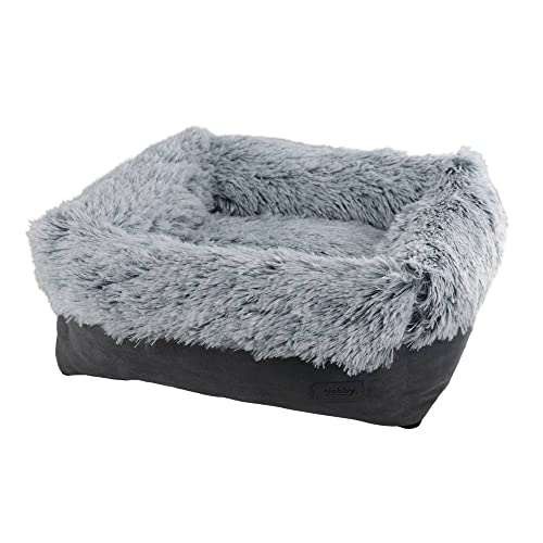 Nobby 61760 Komfortbett eckig NURU grau; L x B x H: 60 x 48 x 19 cm von Nobby