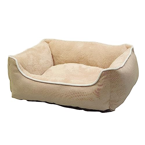 Nobby 61790 Komfortbett eckig Classic ARNO beige 73 x 59 x 18 cm von Nobby