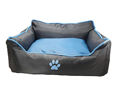 Nobby 61823 Komfortbett eckig Classic Reno hellblau L x B x H: 52 x 41 x 16 cm von Nobby