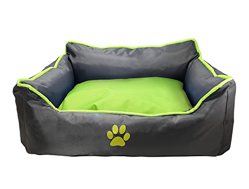 Nobby 61827 Komfortbett eckig Classic Reno hellgrün L x B x H: 62 x 50 x 17 cm von Nobby