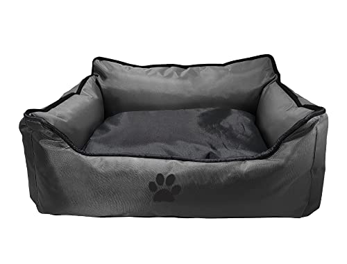 Nobby 61830 Komfortbett eckig Classic Reno schwarz L x B x H: 62 x 50 x 17 cm von Nobby