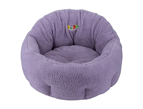 Nobby 61869 Komfort Bett oval Puppy Flieder L x B x h: 50 x 45 x 32 cm von Nobby