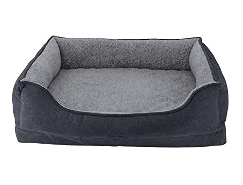 Nobby 61881 Orthopädisches Komfortbett eckig Vara grau-hellgrau L x B x h: 71 x 56 x 21 cm von Nobby