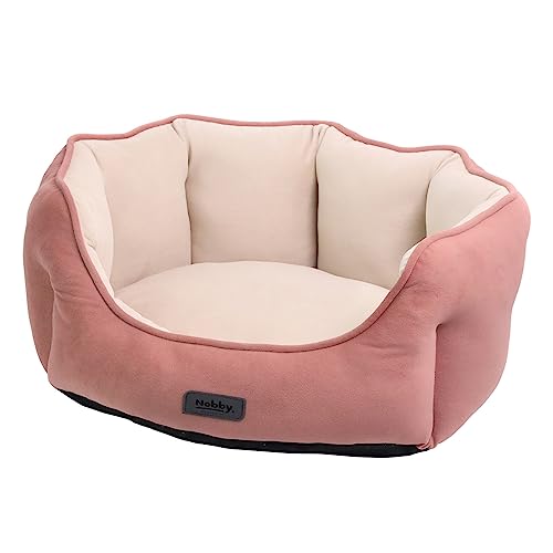 Nobby 61932 Komfortbett oval Majid pfirsich L x B x H: 45 x 40 x 19 cm von Nobby