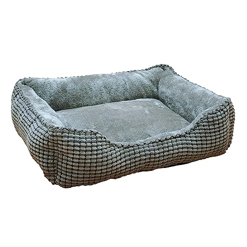 Nobby 61950 Komfortbett eckig Classic Garik dunkelgrau L x B x H: 60 x 50 x 18 cm von Nobby