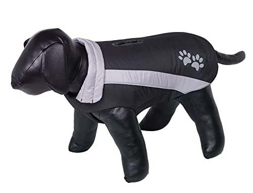 Nobby 64586 Hundemantel SABI schwarz/grau 48 cm von Nobby