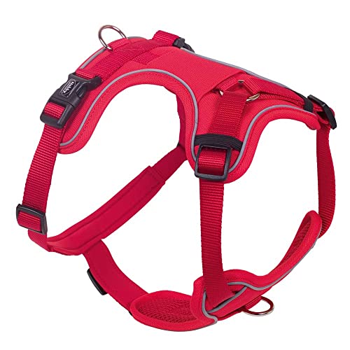 Nobby Komfort Geschirr MAILO, rot, XS: Brust: 20-30 cm, Bauch: 35-45 cm, B: 15 mm, 1 Stück von Nobby