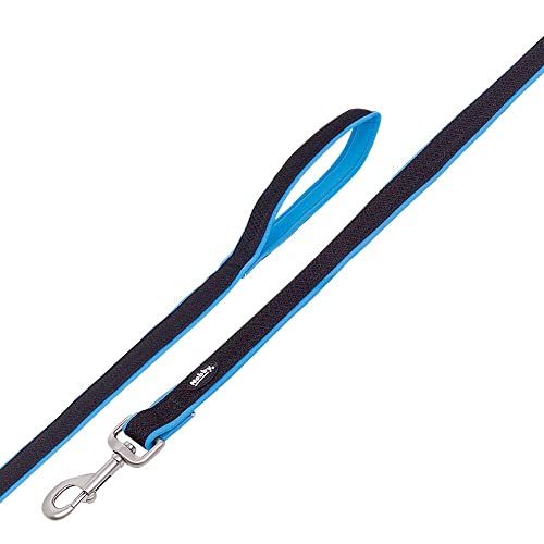 Nobby Leine Mesh Preno, hellblau, L: 120 cm, B: 25/35 mm, 1 Stück von Nobby