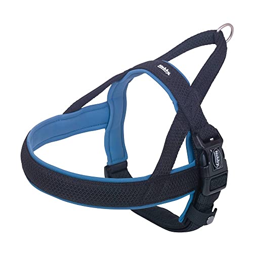 Nobby Norwegergeschirr Mesh Preno, blau, L: 60-76 cm + 46 cm, B: 25/35 mm, 1 Stück von Nobby