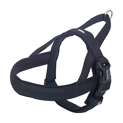 Nobby Norwegergeschirr Mesh Preno, schwarz, L: 68-85 cm + 54 cm, B: 40/45 mm, 1 Stück von Nobby