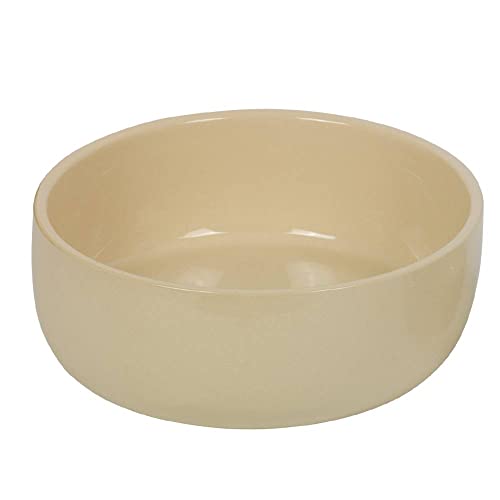 Nobby Keramik Napf Kaunis, creme/creme, Ø 24,0 x 8,0 cm, 2,40 l, 1 Stück von Nobby