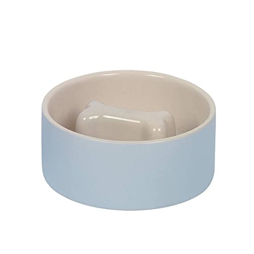 Nobby 82439 Anti-Schlink-Napf Bone grau/Creme; Ø 15 x 6 cm, 0,5 l von Nobby