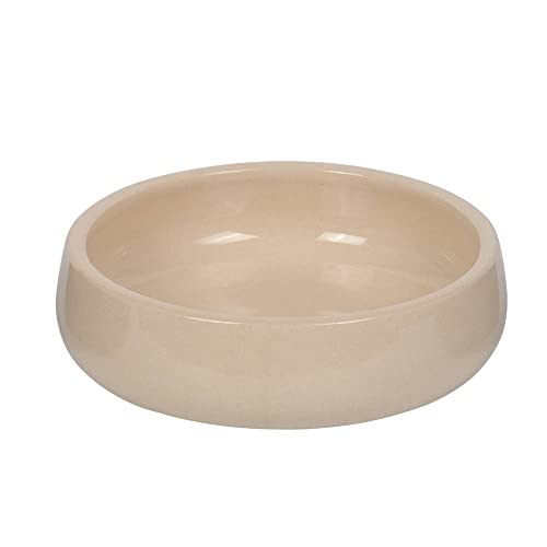 Nobby Keramik Schale Soleno, creme/creme, Ø 14 x 4,5 cm, 0,35 l, 1 Stück von Nobby