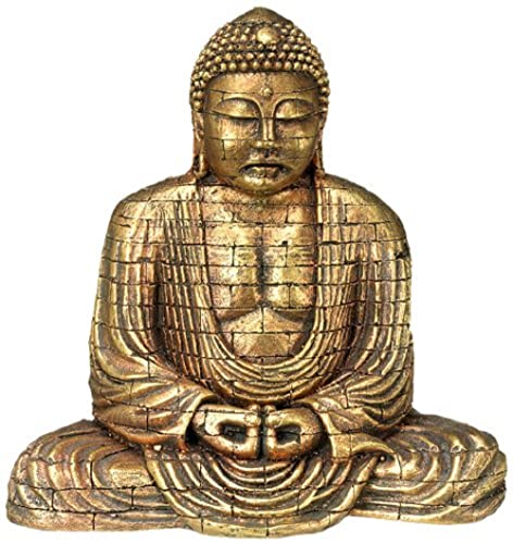 Nobby Aqua Ornaments BUDDHA, gold 15,5 x 9,6 x 15,4 cm, 1 Stück von Nobby