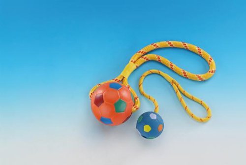 Nobby Ball aus Gummi mit Seil von Nobby