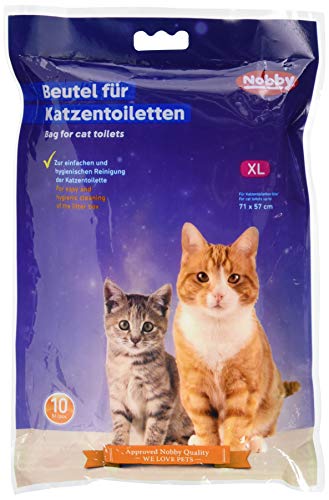 Nobby Beutel für Katzentoiletten XL für Toiletten bis 71 x 57 cm, 10 Stück von Nobby