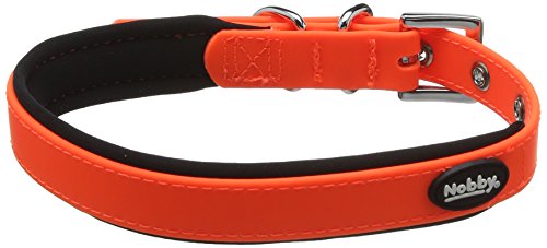 Nobby Halsband Cover, neon orange L: 40-50 cm, B: 25 mm, 1 Stück von Nobby