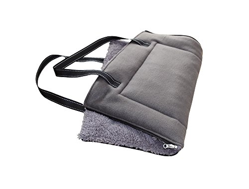 Nobby Decke/Tasche eckig SHANTA, grau, 60 x 40 cm von Nobby