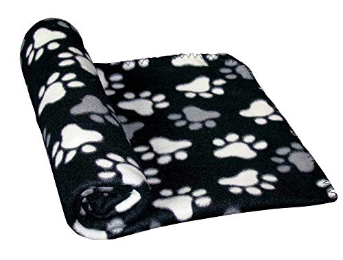 Nobby Fleece Plaid Pippa Classic schwarz L x B: 50 x 75 cm von Nobby