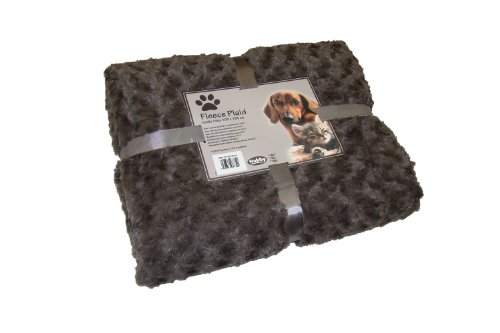 Nobby Fleece Plaid "SUPER SOFT" braun M 100 x 150 cm von Nobby