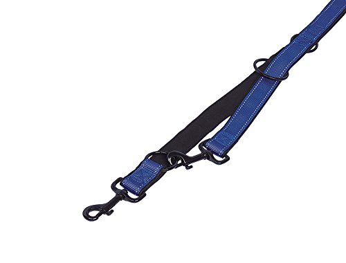 Nobby Führleine Classic Reflect SOFT, blau / schwarz L: 200 cm, B: 10 mm, 1 Stück von Nobby