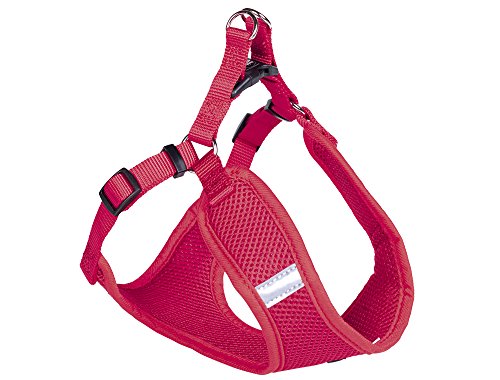 Nobby Geschirr Mesh Reflect, rot, B: 25 mm, L: 69-83 cm + 66 cm, 1 Stück von Nobby