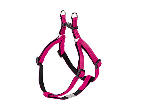 Nobby Geschirr Soft Grip, fuchsia / schwarz Brust: 60/86 cm, B: 25 mm, 1 Stück von Nobby