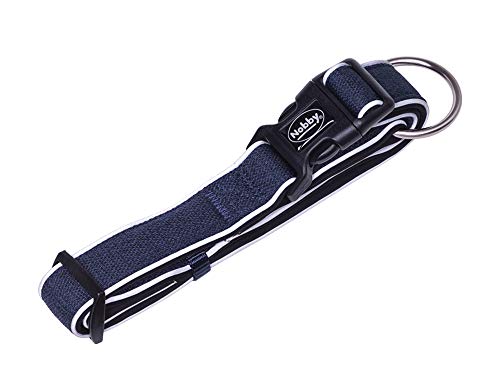 Nobby Halsband Cayo, navy L: 25-35 cm, B: 15/20 mm, 1 Stück von Nobby