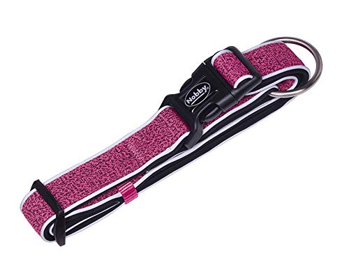 Nobby Halsband Cayo, pink L: 50-65 cm, B: 25/35 mm, 1 Stück von Nobby