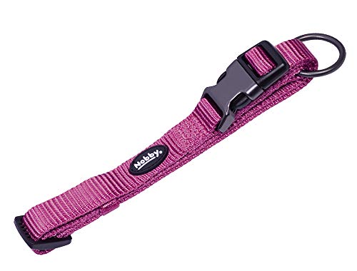 Nobby Halsband Classic Comfort, himbeere, L: 50-65 cm, B: 25 mm, 1 Stück von Nobby