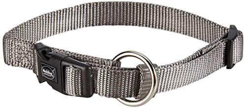 Nobby Halsband Classic, mausgrau L: 30-45 cm, B: 15 mm, 1 Stück von Nobby