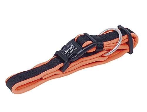 Nobby Halsband Mesh Preno, neon orange L: 45-65 cm, B: 25/35 mm, 1 Stück von Nobby