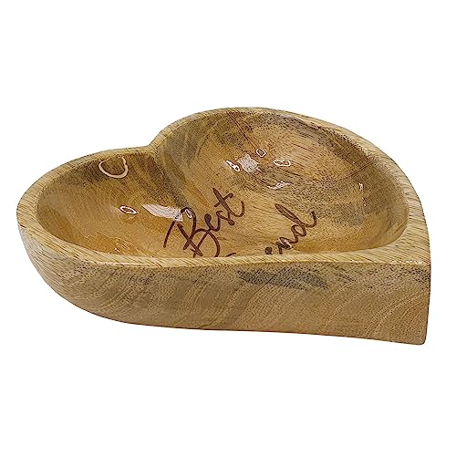 Nobby Holznapf Heart, rutschfest 16 x 16 cm; ca. 280 ml von Nobby