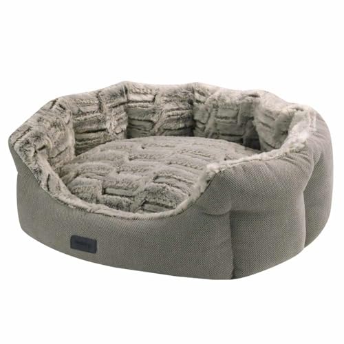 Nobby Komfort Bett oval CACHO Hellbraun 45 x 40 x 19 cm von Nobby