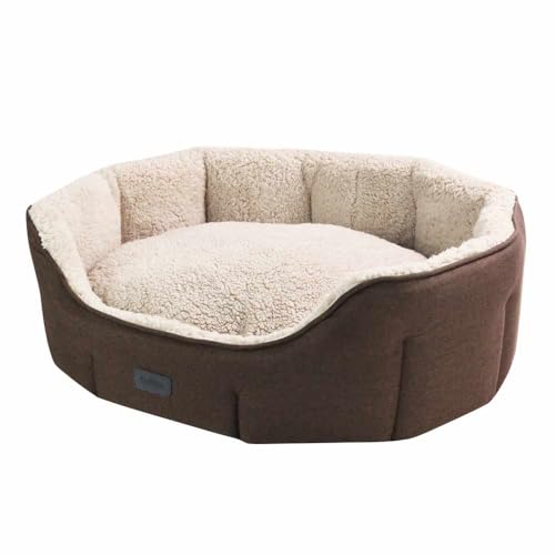 Nobby Komfort Bett oval LICA braun 45 x 40 x 19 cm von Nobby