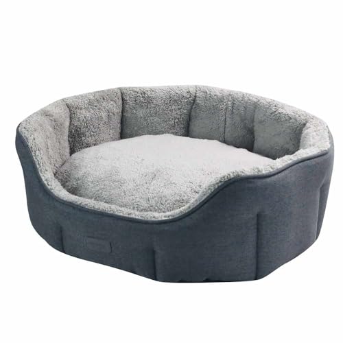 Nobby Komfort Bett oval LICA grau 45 x 40 x 19 cm von Nobby