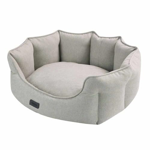 Nobby Komfort Bett oval VALEA beige 55 x 50 x 21 cm von Nobby