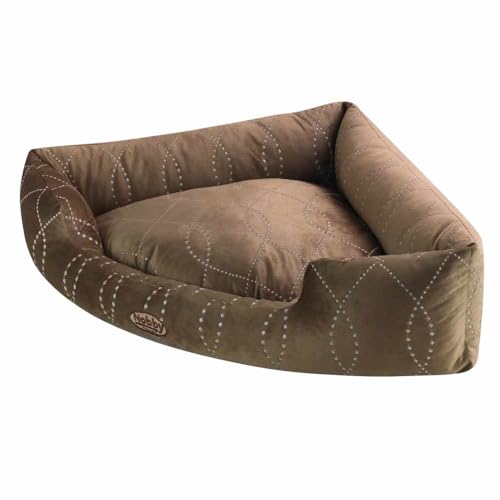 Nobby Komfort Eckbett CENO braun 60 x 60 x 17 cm von Nobby