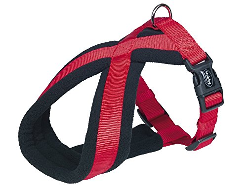 Nobby Komfort Geschirr Classic, rot Bauch: 20-30 cm, B: 10/20 mm, 1 Stück von Nobby