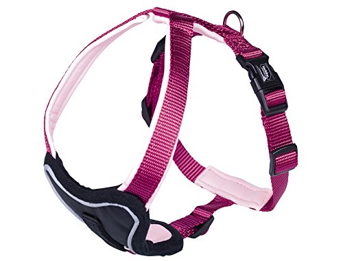 Nobby Komfort Geschirr Classic Preno, himbeere/pink L: 30-35 cm, B: 15 mm, 1 Stück von Nobby