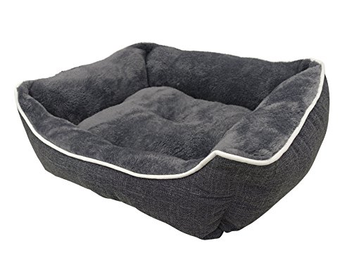 Nobby Komfortbett eckig Classic "ARNO" grau L x B x H: 52 x 41 x 16 cm von Nobby