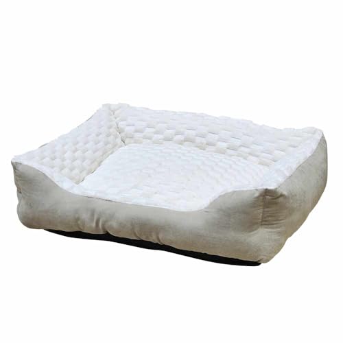 Nobby Komfortbett eckig Classic Diamond Cream L x B x H: 50 x 40 x 17 cm von Nobby