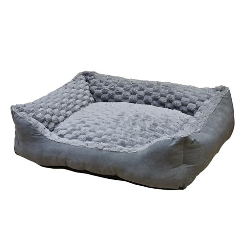 Nobby Komfortbett eckig Classic Diamond grau L x B x H: 50 x 40 x 17 cm von Nobby