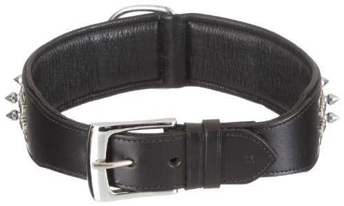 Nobby Leder Halsband DELGADO, schwarz 65 cm (58-64 cm), 50 mm, 1 Stück von Nobby