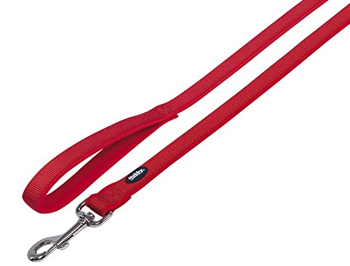 Nobby Leine Classic Preno, rot / rot L: 120 cm, B: 15/20 mm, 1 Stück von Nobby