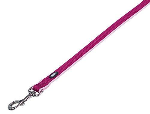 Nobby Leine Classic Preno, himbeere / pink L: 120 cm, B: 25/35 mm, 1 Stück von Nobby