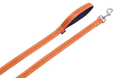 Nobby Leine Soft Grip, orange L: 120 cm, B: 20 mm, 1 Stück von Nobby