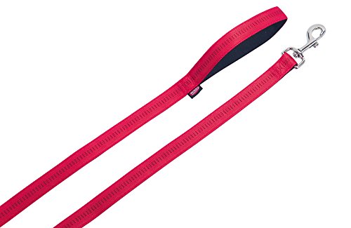 Nobby Leine Soft Grip, rot L: 120 cm, B: 25 mm, 1 Stück von Nobby